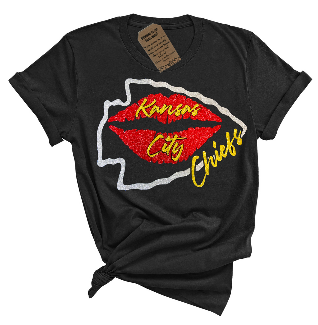 Kansas City Girl Lips T-shirt